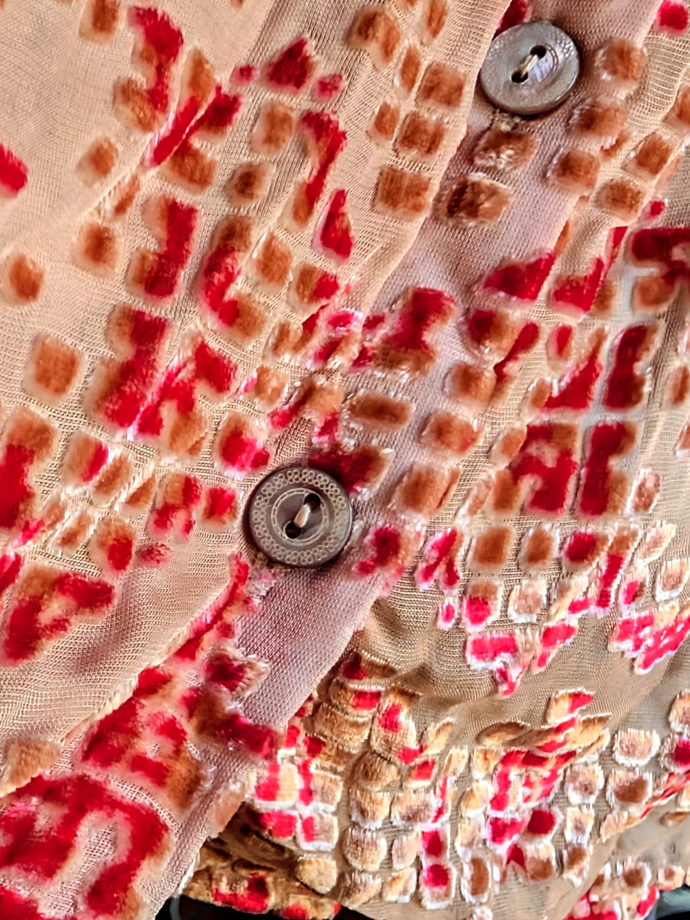 SUNDANCE Boho Silk-Blend Burnout Blouse - LG - NWOT - Picture 9 of 16